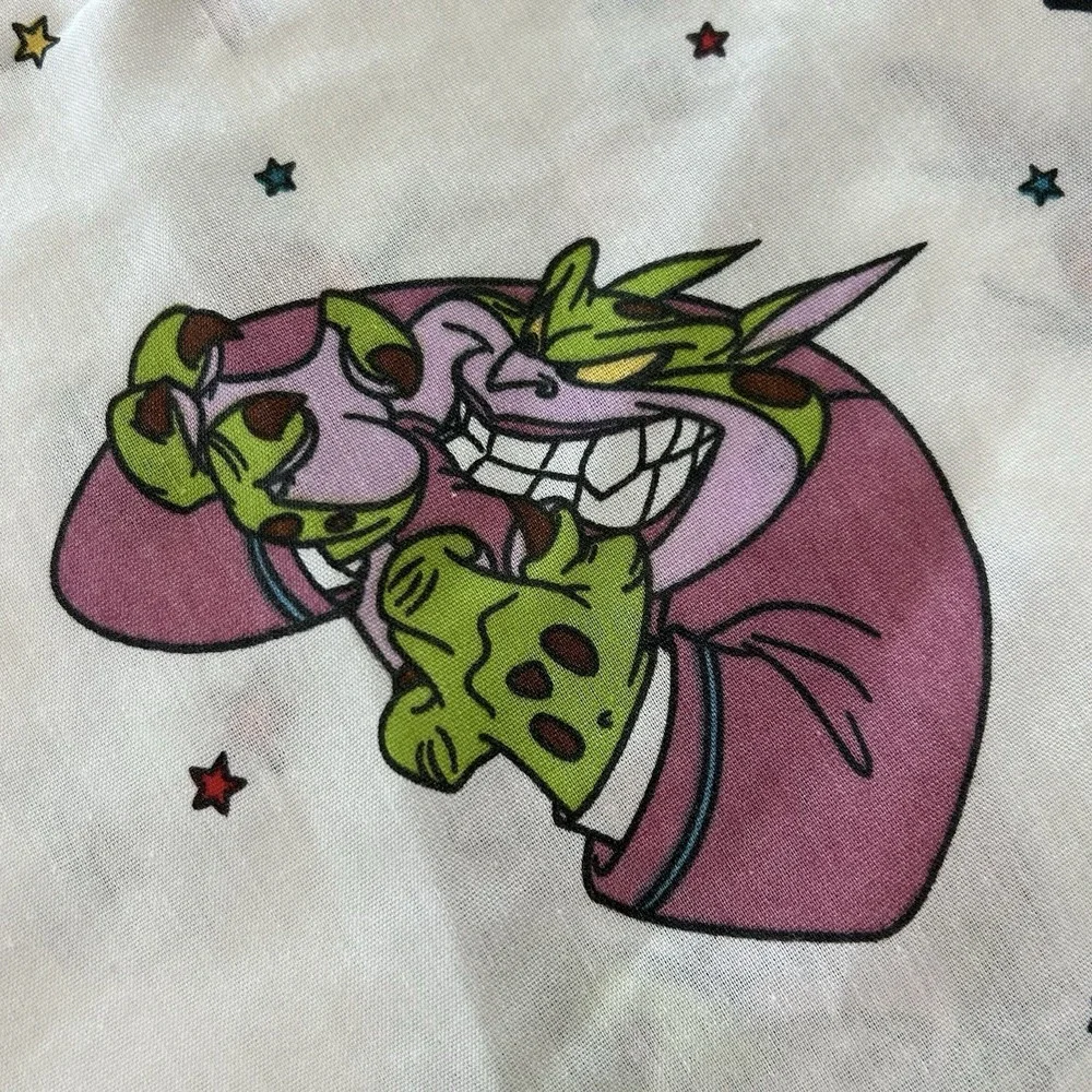Vintage Space Jam Looney Toons Flat‎ Twin Sheet Bugs Bunny Tweety Bird Sylvester